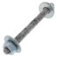 Plated Stud Bolt, Nut and Washer Set for 4" Butterfly Valves