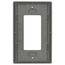 Claro 1 Gang Wall Plate for Decorator/Rocker Switches, Satin (Cobblestone)
