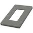 Claro 1 Gang Wall Plate for Decorator/Rocker Switches, Satin (Cobblestone)