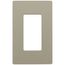 Claro 1 Gang Wall Plate for Decorator/Rocker Switches, Satin (Clay)