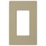 Claro 1 Gang Wall Plate for Decorator/Rocker Switches, Satin (Sage)