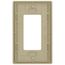 Claro 1 Gang Wall Plate for Decorator/Rocker Switches, Satin (Sage)