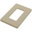 Claro 1 Gang Wall Plate for Decorator/Rocker Switches, Satin (Sage)