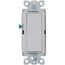 Claro On/Off Switch, 15 Amp/Single Pole, w/ Night Light (Architectural White)