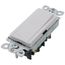 Claro On/Off Switch, 15 Amp/Single Pole, w/ Night Light (Architectural White)