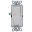 Claro On/Off Switch, 15 Amp/Single Pole (Snow)