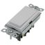 Claro On/Off Switch, 15 Amp/Single Pole (Snow)