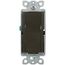 Claro On/Off Switch, 15 Amp/Single Pole, w/ Night Light (Truffle)