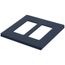 Claro 2 Gang Wall Plate for Decorator/Rocker Switches, Satin (Deep Sea)