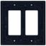 Claro 2 Gang Wall Plate for Decorator/Rocker Switches, Satin (Deep Sea)