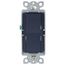 Claro On/Off Rocker Switch, 15A 3-Way (Deep Sea)