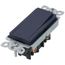 Claro On/Off Rocker Switch, 15A 3-Way (Deep Sea)