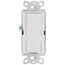 Claro On/Off Rocker Switch, 15A 3-Way (Architectural White)