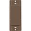 Blank Insert for Claro Wall Plates, Fits Decorator-Style Openings, SC-BI-EP, Espresso