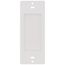 Blank Insert for Claro Wall Plates, Fits Decorator-Style Openings, Architectural White