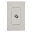 Claro Coaxial Cable Jack, Fits Decorator-Style Wall Plates, SC-CJ-PD, Palladium