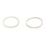 3/4" ID x 17/20" OD White Cap Thread Gaskets for Crane Faucets (Pair)