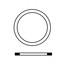 1-1/64" ID x 1-3/16" OD White Cap Thread Gasket for Crane Faucets (Pair)