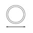 1-1/16" ID x 1-1/4" OD Red Cap Thread Gaskets for Sayco Faucets (Pair)