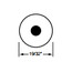 1/4L Beveled Faucet Washer (Pair)