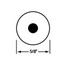 3/8 Beveled Faucet Washer (Pair)