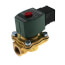 1/2" Normally Closed General Service Solenoid Valve, NPT, 0/150# DIFF, w/ DIN Connector (24VDC)