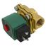1/2" Normally Closed General Service Solenoid Valve, NPT, 5# DIFF, w/ DIN Connector (120 V)