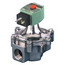 1" 2-Way Normally Closed Low Pressure Gas Solenoid Valve w/ DIN Connections (1,119,000 BTU)