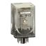 Relay, Harmony 8501K, DPDT, 2NO/2NC, 10A, LED, 8501KPDR12P14V53
