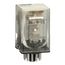 Plug-In Relay, Type KP, Tubular, 11-Pin, 3PDT, 3NO/3NC, 10A, 24 VAC Coil, 8501KPR13V14