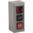 Push-Button Control Station, Momentary, NO/NC, Start & Stop 3 Pushbutton Operators, Projecting Operator, 1 NEMA Rating, 9001BG308