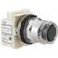 Push-Button Switch, 1.18" Mounting Hole Dia, Momentary, 600V, Illuminated, 9001K1L38G