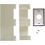 Pushbutton Switch Flush Plate, 9001K25