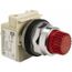 Push-Button Switch, 1.18" Mounting Hole Dia, Momentary, 600V, Illuminated, 9001K2L1R