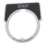 Push Button, 30mm, Black, 9001KN201