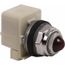 120 VAC Red Lens Indicating Light, Screw Clamp, 9001KP1R6