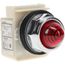 120 V Red Lens Incandescent Pilot Light Round Lens, Screw Clamp, 9001KP1R9