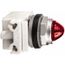 120 V Red Lens LED Pilot Light Round Lens, Screw Clamp, 9001KP38LRR9