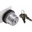 Push-Button Switch, 30 mm Mounting Hole Dia Round, Weatherproof, Dust and Oil Resistant, 9001KR131