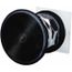 Push-Button Switch, 30 mm Mounting Hole Dia, Momentary, Black Pushbutton, Momentary, 9001KR25B