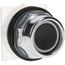 Push-Button Switch, 30 mm Mounting Hole Dia, Momentary, Black Pushbutton, Momentary, 9001KR2B