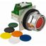 Push-Button Switch, 30 mm Mounting Hole Dia, Momentary, NO, 600VAC, 9001KR2UH5