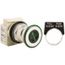 Push-Button Switch, 1.18" Mounting Hole Dia, Maintained & Momentary, 600V, Illuminated, 9001KR8P1G