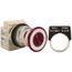 Push-Button Switch, 30 mm Mounting Hole Dia, Maintained & Momentary, 600V, 9001KR8P1R
