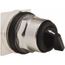 Selector Switch, 2 Positions, Momentary (MO), 600V, Black Knob & Push Button, 9001KS34B