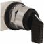 Selector Switch, 3 Positions, Momentary (MO), 600V, Black Knob & Push Button, 9001KS52FB