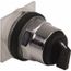 Selector Switch, 3 Positions, Momentary (MO), 600V, Black Knob & Push Button, 9001KS59B