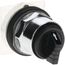 Selector Switch, 3 Positions, Momentary (MO), 600V, Black Knob & Push Button, 9001KS72B