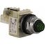 120 VAC Green Lens Indicating Light, Screw Clamp, 9001KT1G31