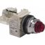 120 VAC Red Lens LED Pilot Light Round Lens, Screw Clamp, 9001KT1LRR31